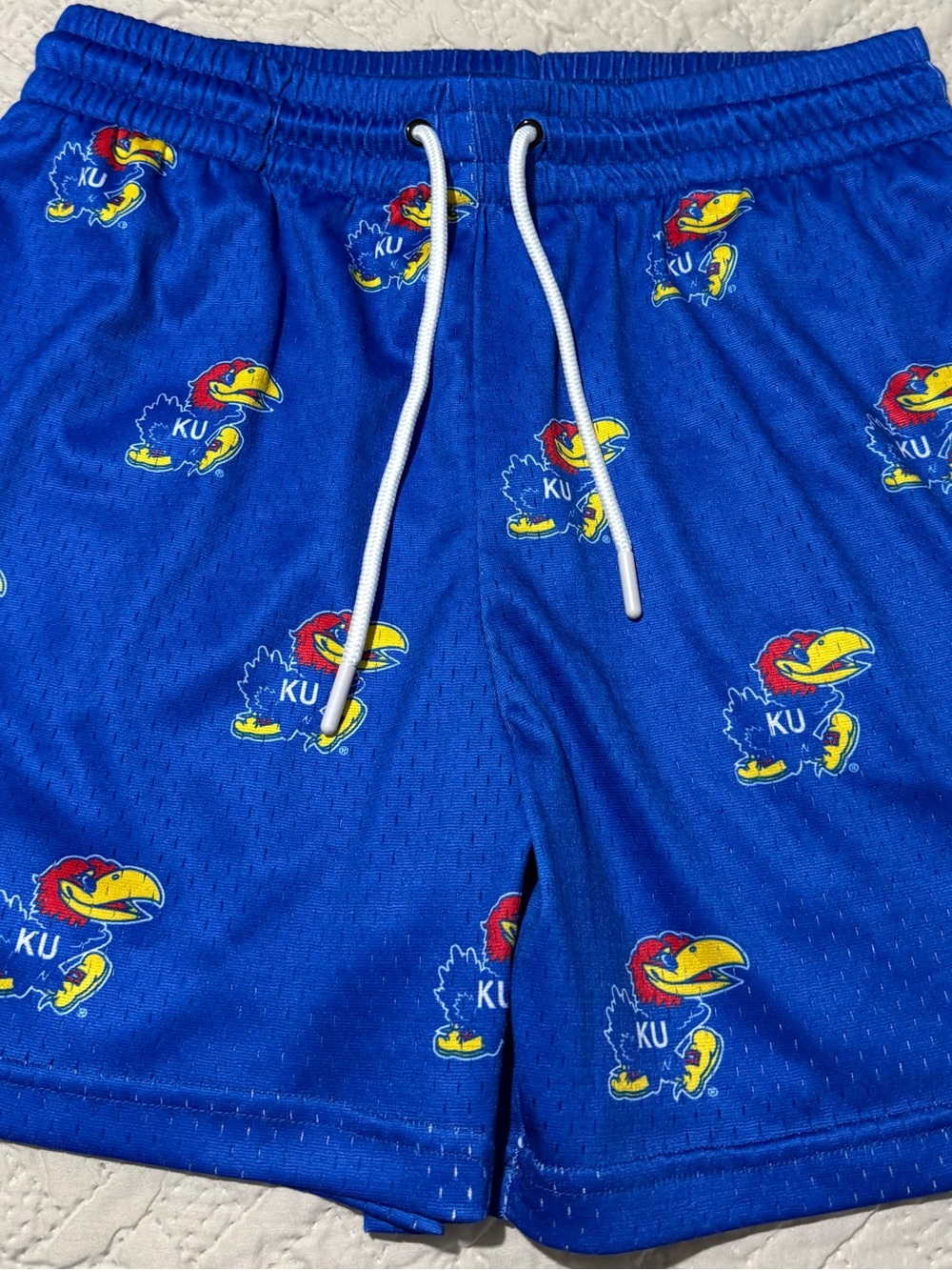 Kansas Jayhawks Blue Logo Athletic Shorts